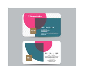 幾何圖形裝飾名片廣告公司名片設計模板圖片素材 高清下載 0.80mb 廣告名片大全